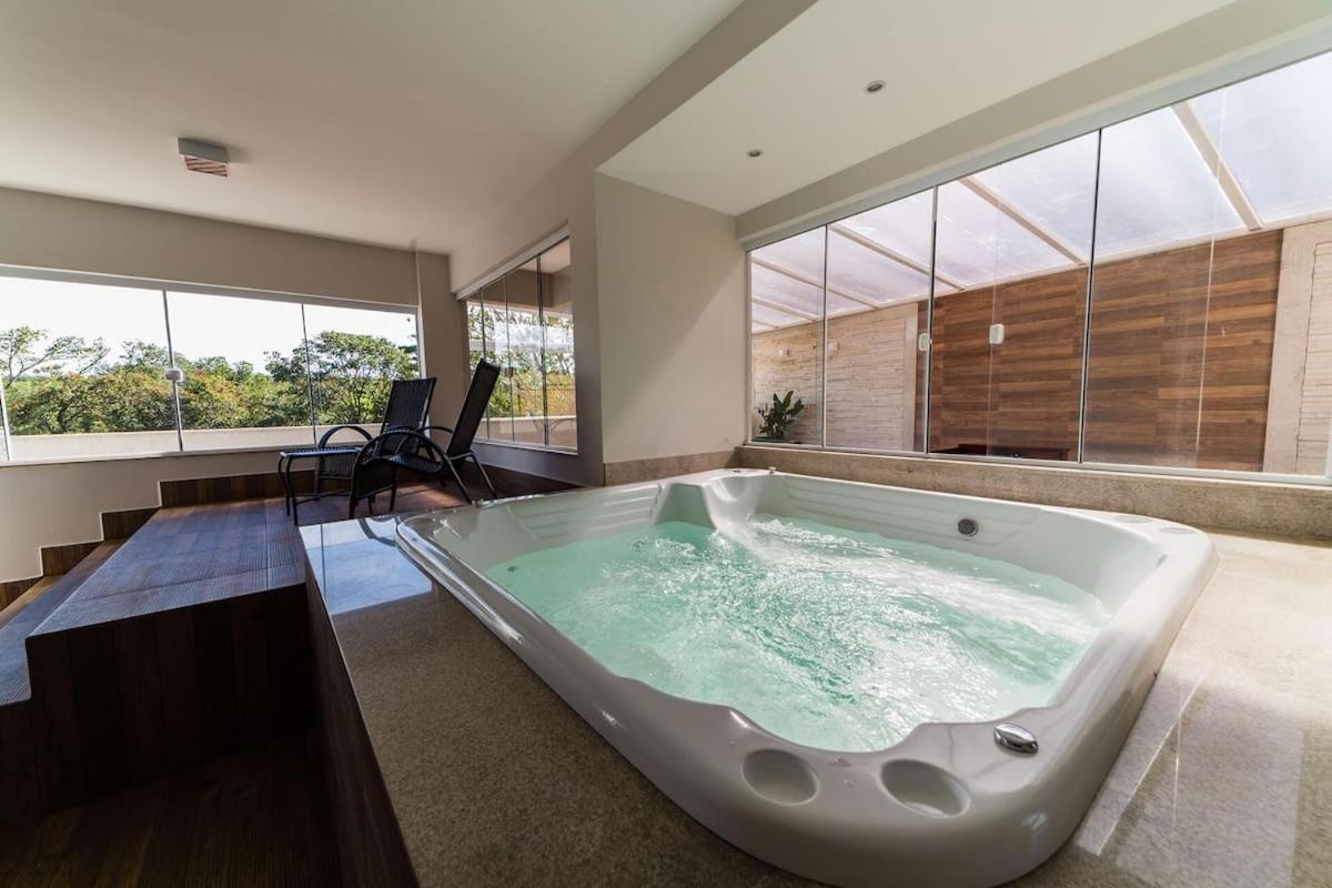 Serra Madre Com Linda Vista E Jacuzzi Apartamento Rio Quente Exterior foto
